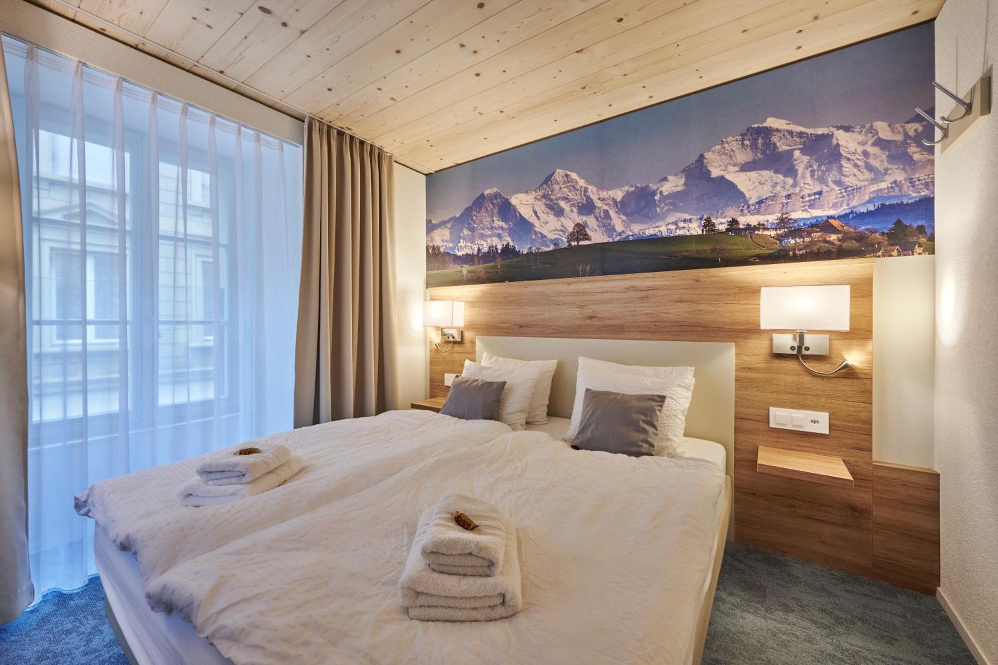 Aparthotel Krone - Self Check-In Unterseen 外观 照片